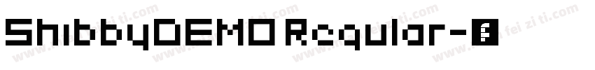 ShibbyDEMO Regular字体转换